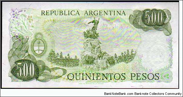 Banknote from Argentina year 1979