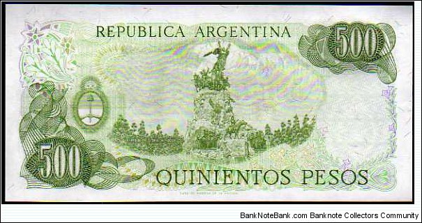 Banknote from Argentina year 1982