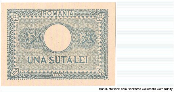 Banknote from Romania year 1945