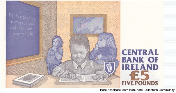 Banknote from Ireland year 1995