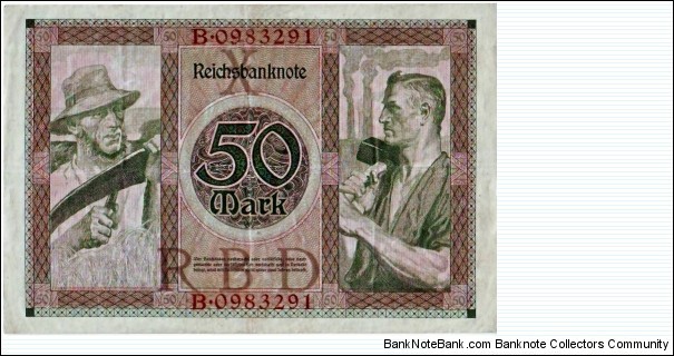 Banknote from Germany year 1920