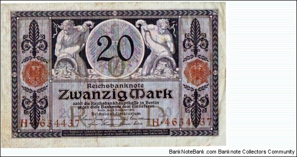 20 Mark Banknote