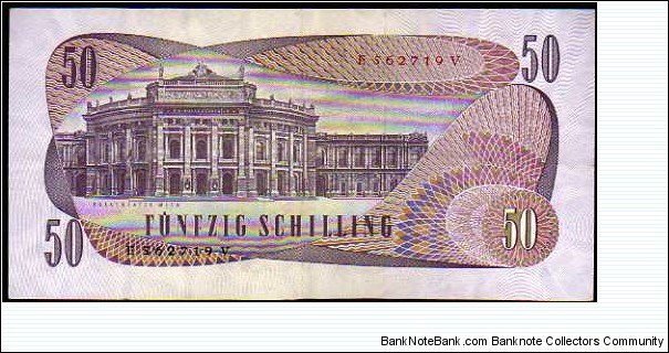 Banknote from Austria year 1970