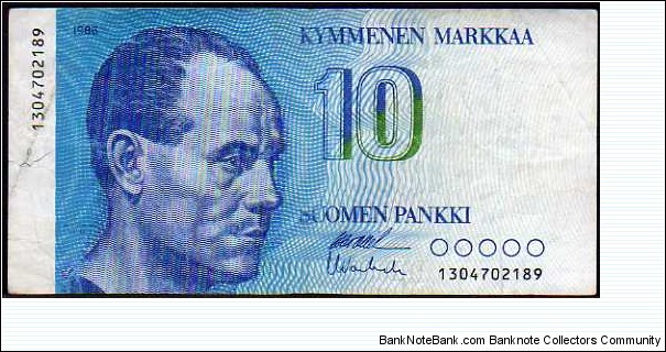 10 Markkaa/Mark__pk# 113 a Banknote