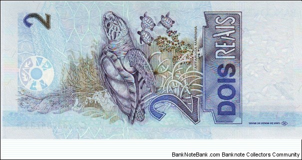 Banknote from Brazil year 2001