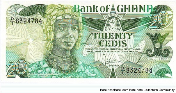  20 Cedis Banknote