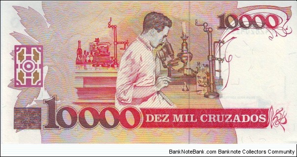 Banknote from Brazil year 1990