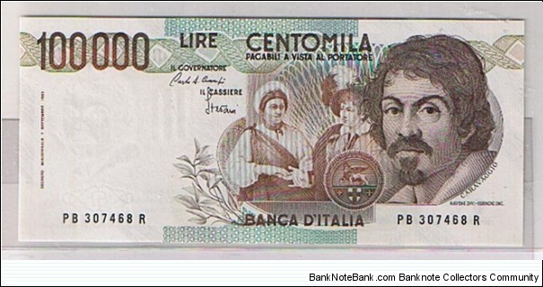 100,000lire Banknote