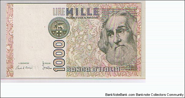 1000lire Banknote