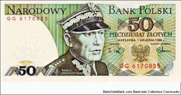 50 Zlotych Banknote