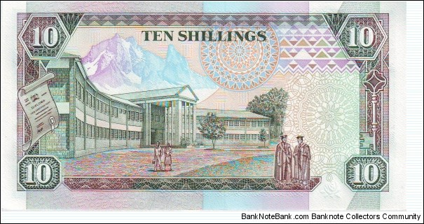 Banknote from Kenya year 1989