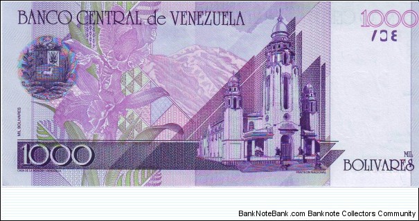 Banknote from Venezuela year 1998