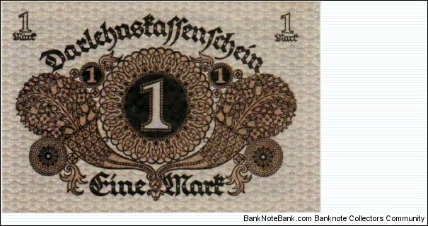 Banknote from Germany year 1920