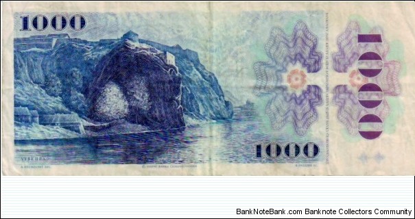 Banknote from Czech Republic year 1985