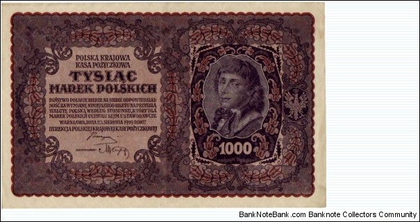 1000 Marek Banknote