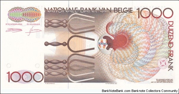 Banknote from Belgium year 0