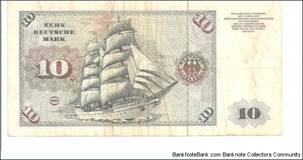 Banknote from Germany year 1977