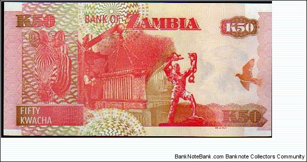 Banknote from Zambia year 2009