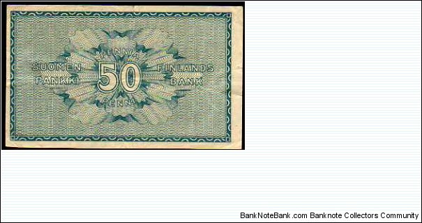 Banknote from Finland year 1918