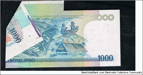 Banknote from Philippines year 2011