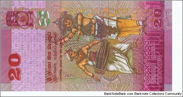 Banknote from Sri Lanka year 2010