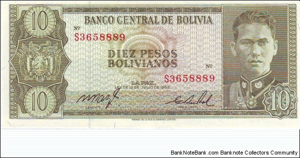  10 Bolivianos Banknote
