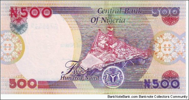 Banknote from Nigeria year 2010