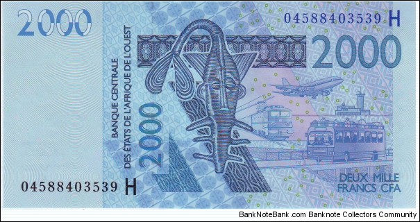  2000 Francs Banknote