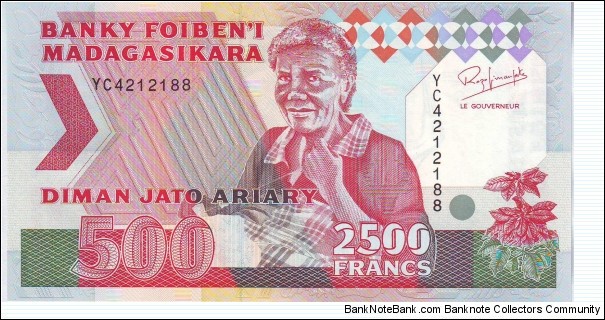  500 Ariary Banknote