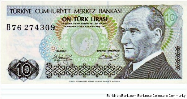 10 Lira Banknote