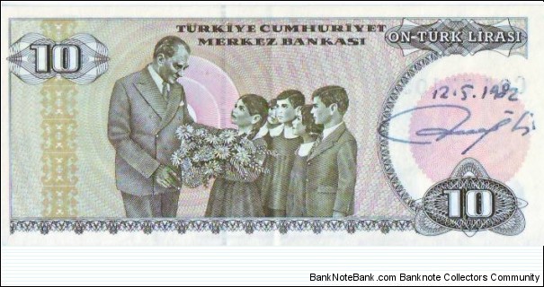 Banknote from Turkey year 1979