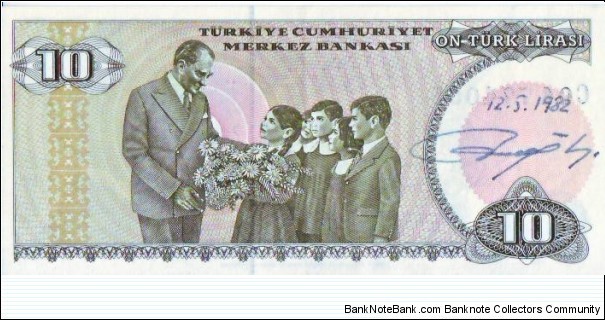 Banknote from Turkey year 1979