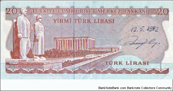 Banknote from Turkey year 1979