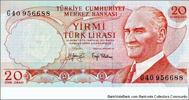 20 Lira Banknote