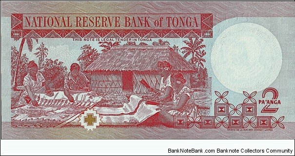 Banknote from Tonga year 0