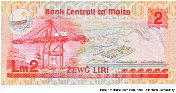 Banknote from Malta year 1967