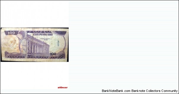 Banknote from Colombia year 1980