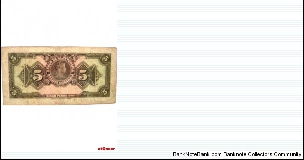 Banknote from Colombia year 1944