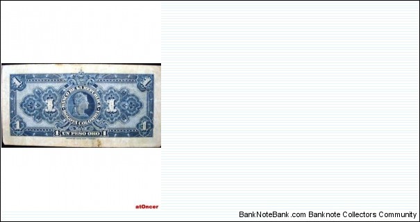 Banknote from Colombia year 1944