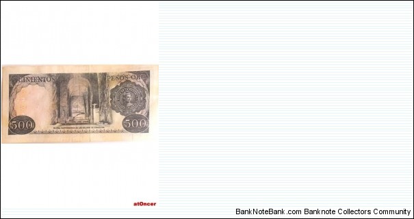 Banknote from Colombia year 1977