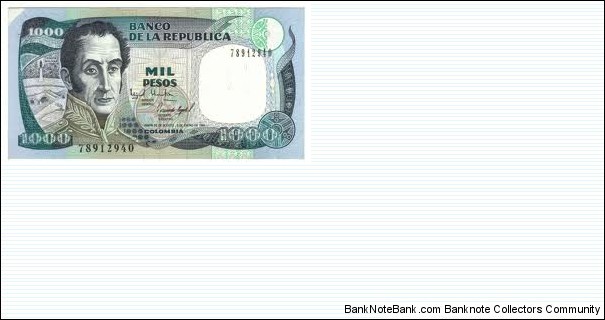 1000 pesos unc. for sale Banknote