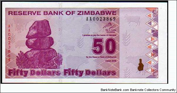 50 Dollars__
pk# 96 Banknote