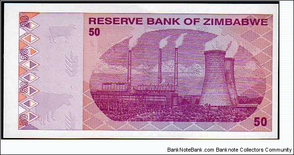 Banknote from Zimbabwe year 2009