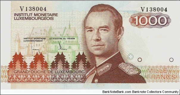 1000 Francs Banknote