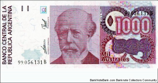 1000 Australes Banknote