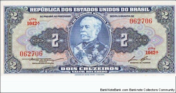 2 Cruzeiros Banknote