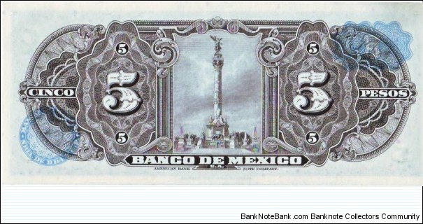 Banknote from Mexico year 1969