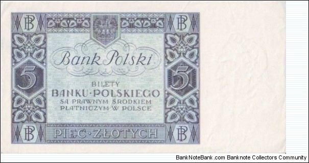 Banknote from Poland year 1930