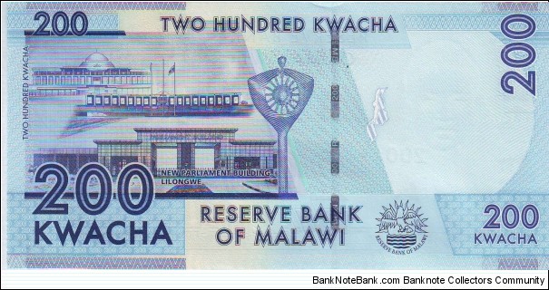 Banknote from Malawi year 2012