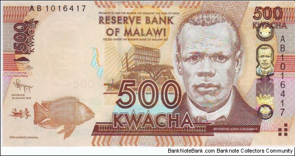  500 Kwacha Banknote